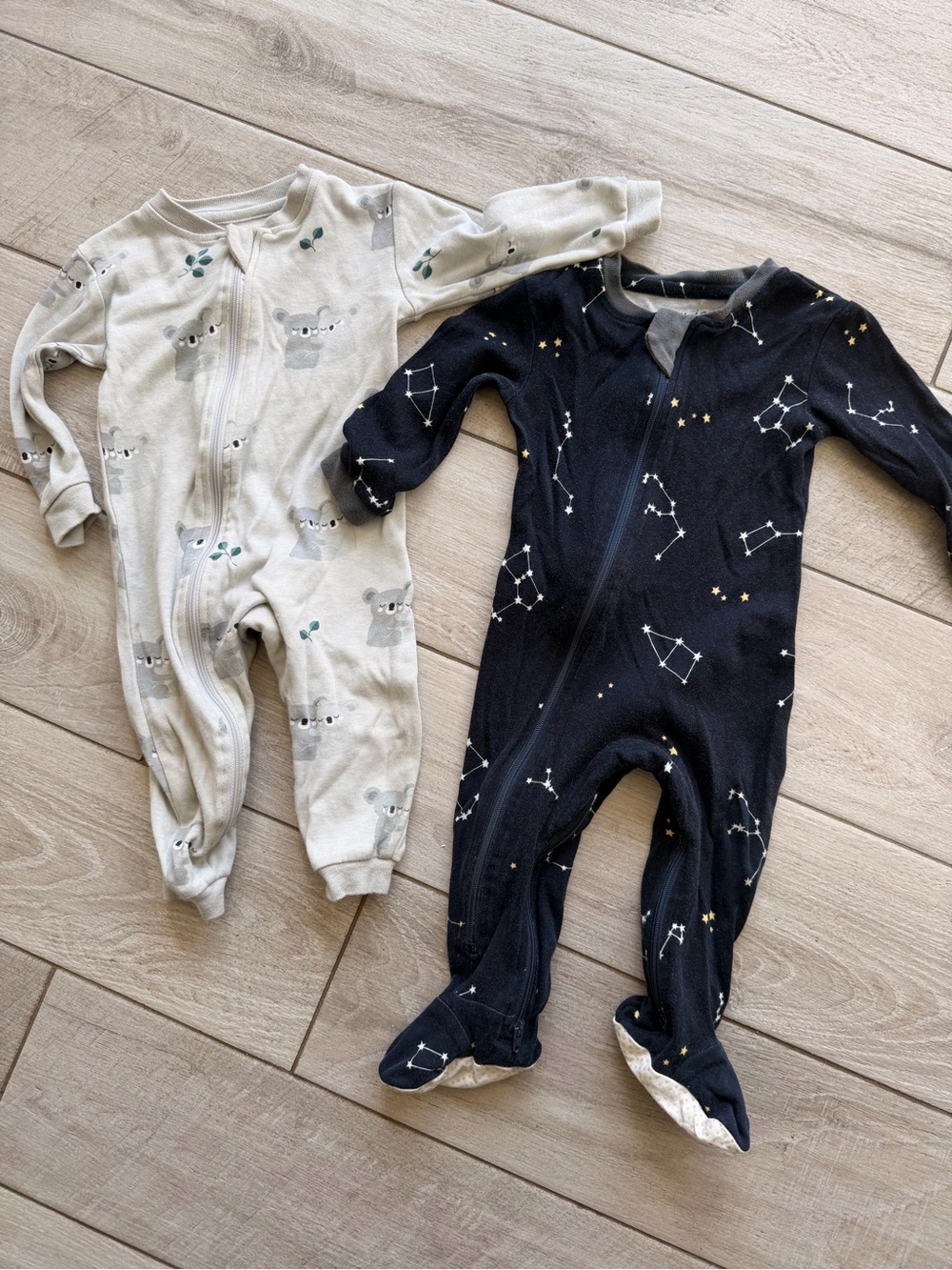 Set of Kids One-Piece Pyjamas - Zippy Jamz